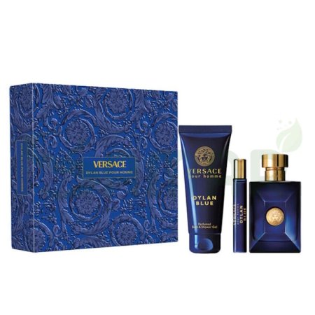 VERSACE DYLAN BLUE POUR HOMME EDT SET 3PCS